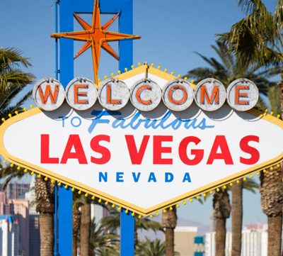 Las Vegas welcome sign