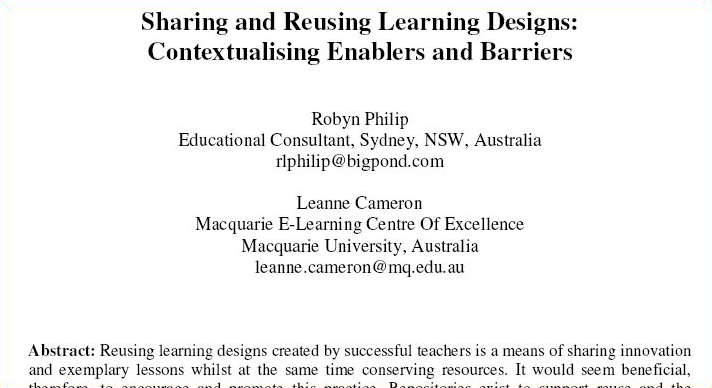 An academic paper structure